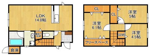 サンラプロ湯川II Dの間取り画像