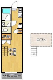 ベルハウス穴生の間取り画像