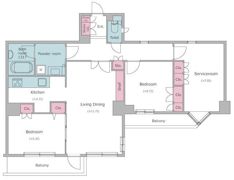 レジディア文京音羽の間取り画像