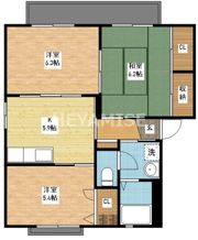 バリュージュ大我 A棟の間取り画像