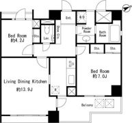 吉祥寺東急アパートメントの間取り画像