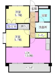 レージュ原の間取り画像