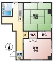 ピュアハイツ・シミズの間取り画像
