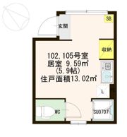 ハートコート東白楽の間取り画像