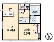 ウエストサイドの間取り画像