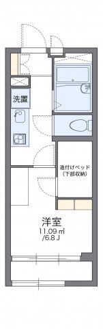 レオパレスアーバン貮番館の間取り画像