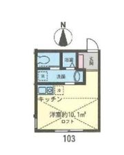 フェリーチェ上反町B棟の間取り画像