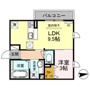 ライスシャワー坪井の間取り画像