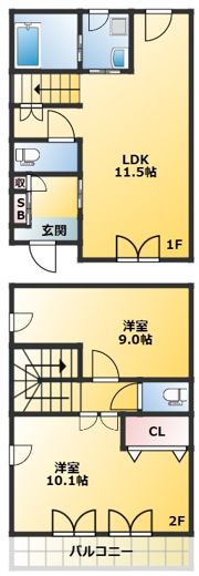 自由が丘ユーハウスの間取り画像