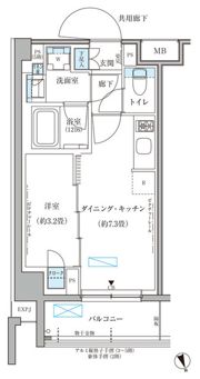 パークアクシス文京本郷の間取り画像