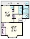 大井伊藤町住宅1号棟の間取り画像