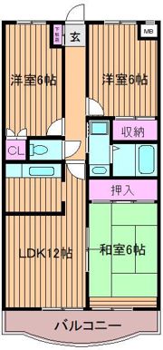 ウィーブ北町の間取り画像