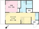ゼロワン松葉の間取り画像
