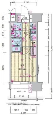 プレサンス西淡路レジェーロの間取り画像