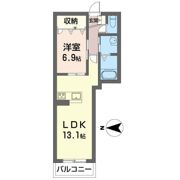 メゾン花水樹の間取り画像