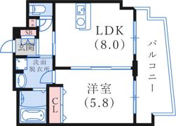 アスヴェルみなと元町OceanFrontの間取り画像