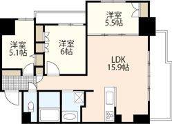 TK－7BLD．の間取り画像