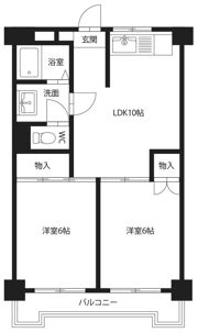 スカイステージ川内の間取り画像