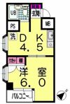 レジデンス坂本の間取り画像