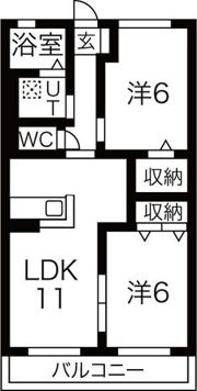 レフィナードの間取り画像