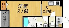 LE COCON 北名古屋Ⅱの間取り画像