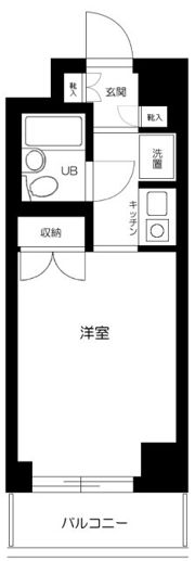 ペガサスマンション目白の間取り画像