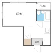 ハイツ北斗の間取り画像