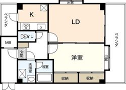 タウン楠木の間取り画像