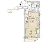 パークアクシス赤坂見附の間取り画像