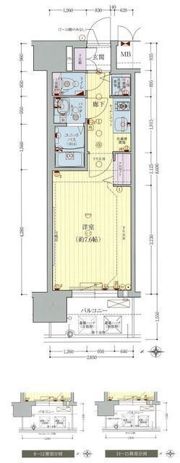 プレサンス松屋町駅前デュオの間取り画像