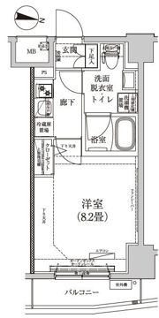 ティモーネ押上トゥーレの間取り画像