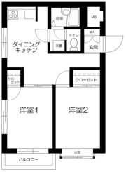 ロジマンエイトの間取り画像