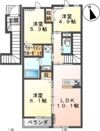 メープルⅡの間取り画像