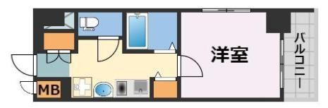 ラナップスクエア難波の間取り画像