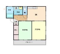 リビング六甲ウエストA棟の間取り画像
