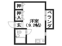 ジュネス祗園の間取り画像