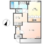 ハピネスベルの間取り画像