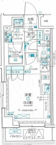 デュオステージ武蔵関の間取り画像
