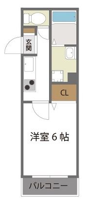 ロータリーマンション鴻池倶楽部の間取り画像