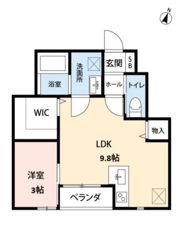 エスリーB棟の間取り画像