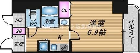 ランドマークシティ同心の間取り画像
