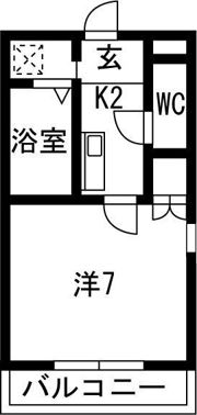 内山ハイライズの間取り画像
