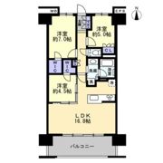 レーベン松山三番町ONE TOWERの間取り画像