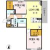 クランツ北井門Cの間取り画像