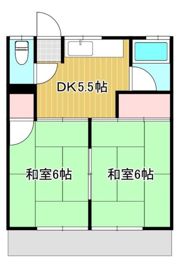 コーポ米津の間取り画像