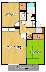 ウィルモアWADAの間取り画像