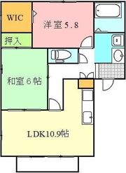 フォブール幸の間取り画像
