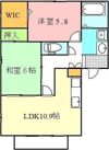 フォブール幸の間取り画像