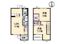 シャーメゾンあざみ野の間取り画像