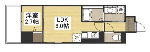 グランディール住吉の間取り画像